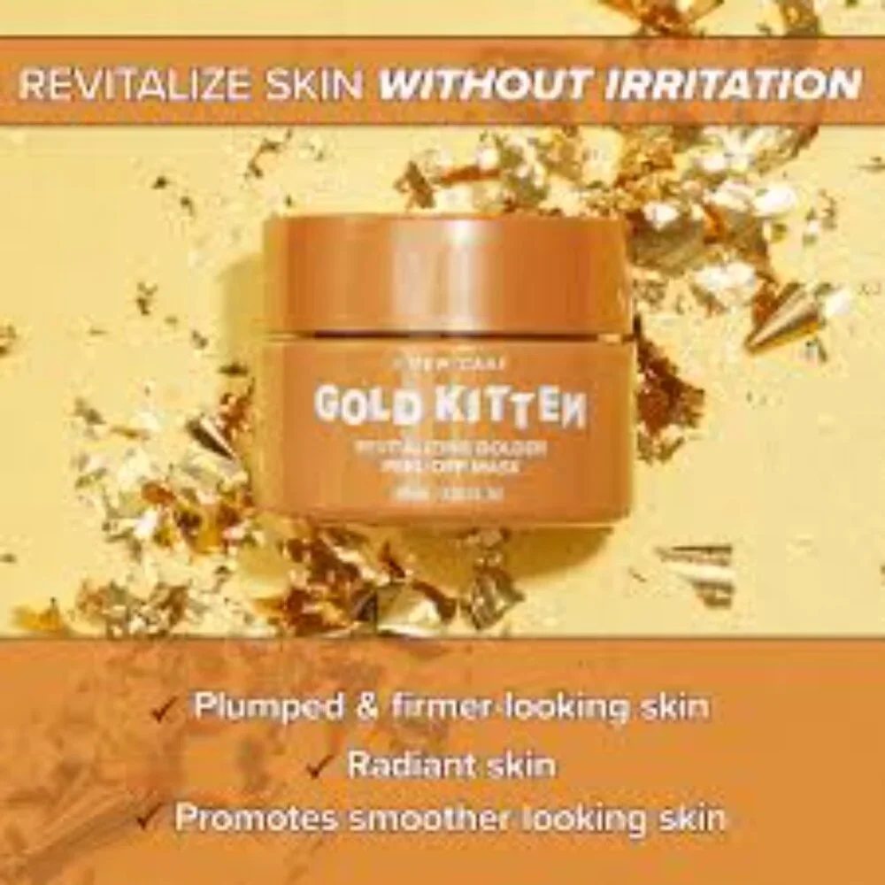 NIB- I DEW CARE Revitalizing Golden Peel Of Mask, Gold Kitten, .30 fl oz/9 mL - Picture 4 of 6